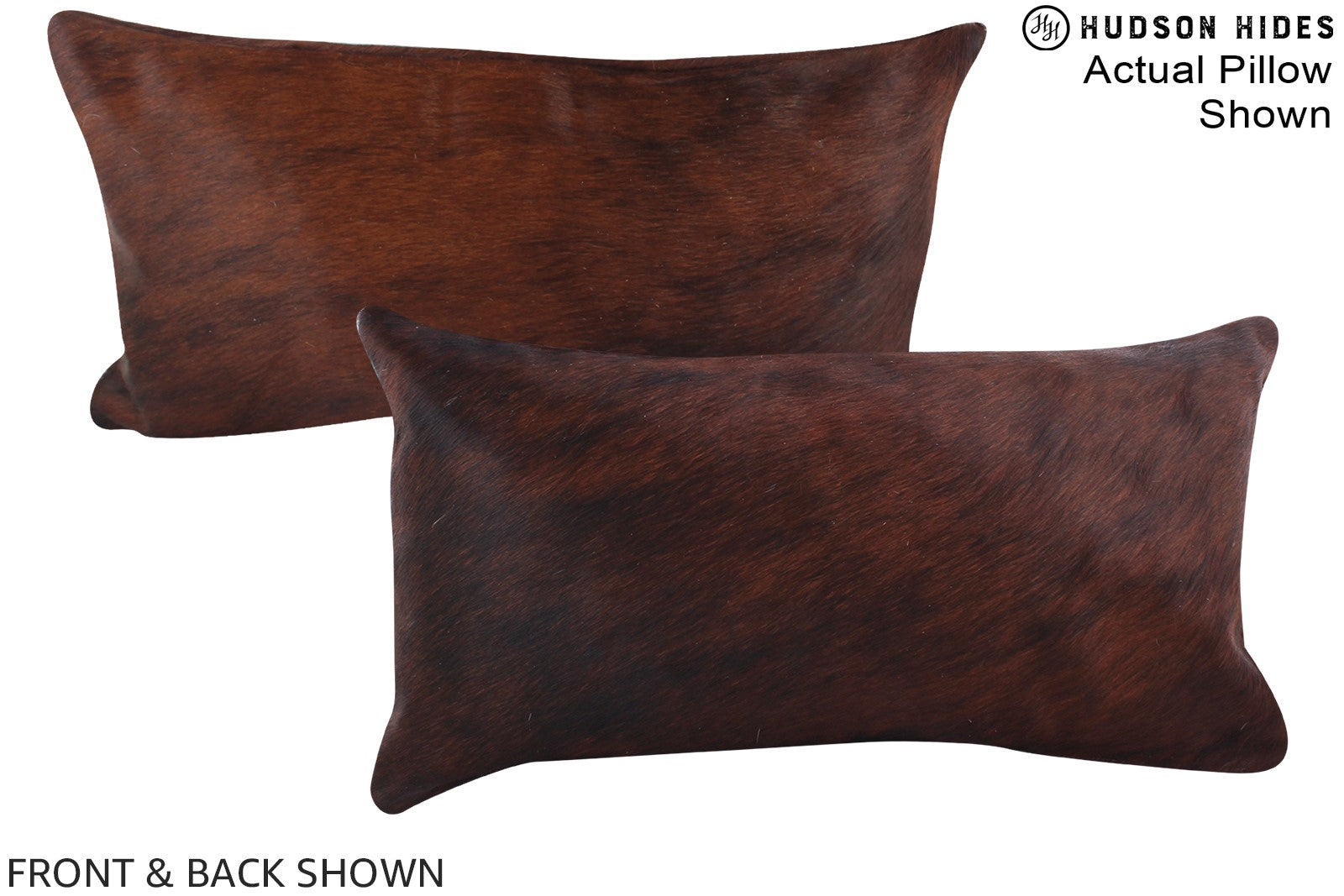 Dark Brindle Cowhide Pillow #A16042