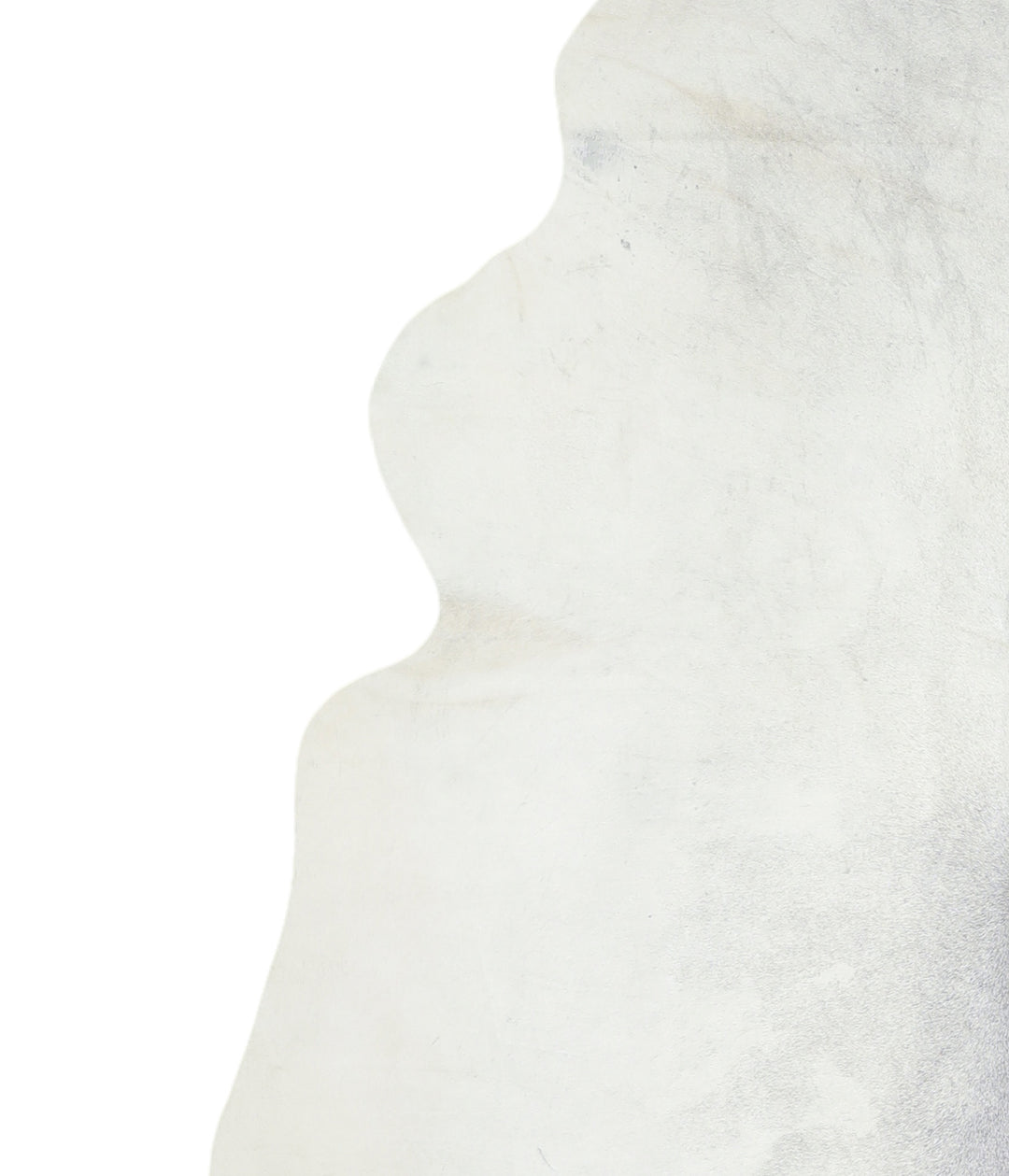 Light Grey X-Large Brazilian Cowhide Rug 6'8"H x 6'3"W #A16050R by Hud