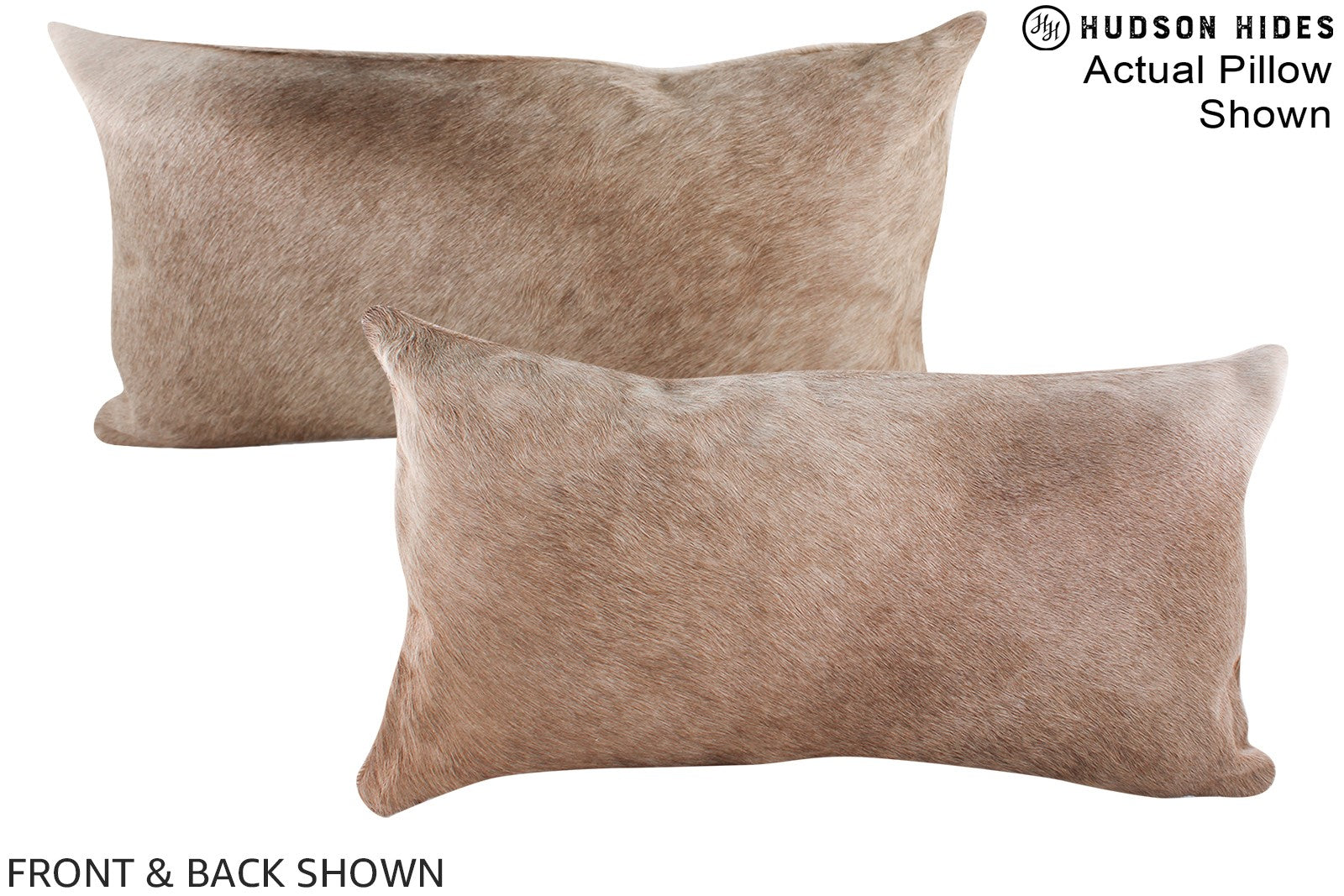 Taupe Cowhide Pillow #A16055