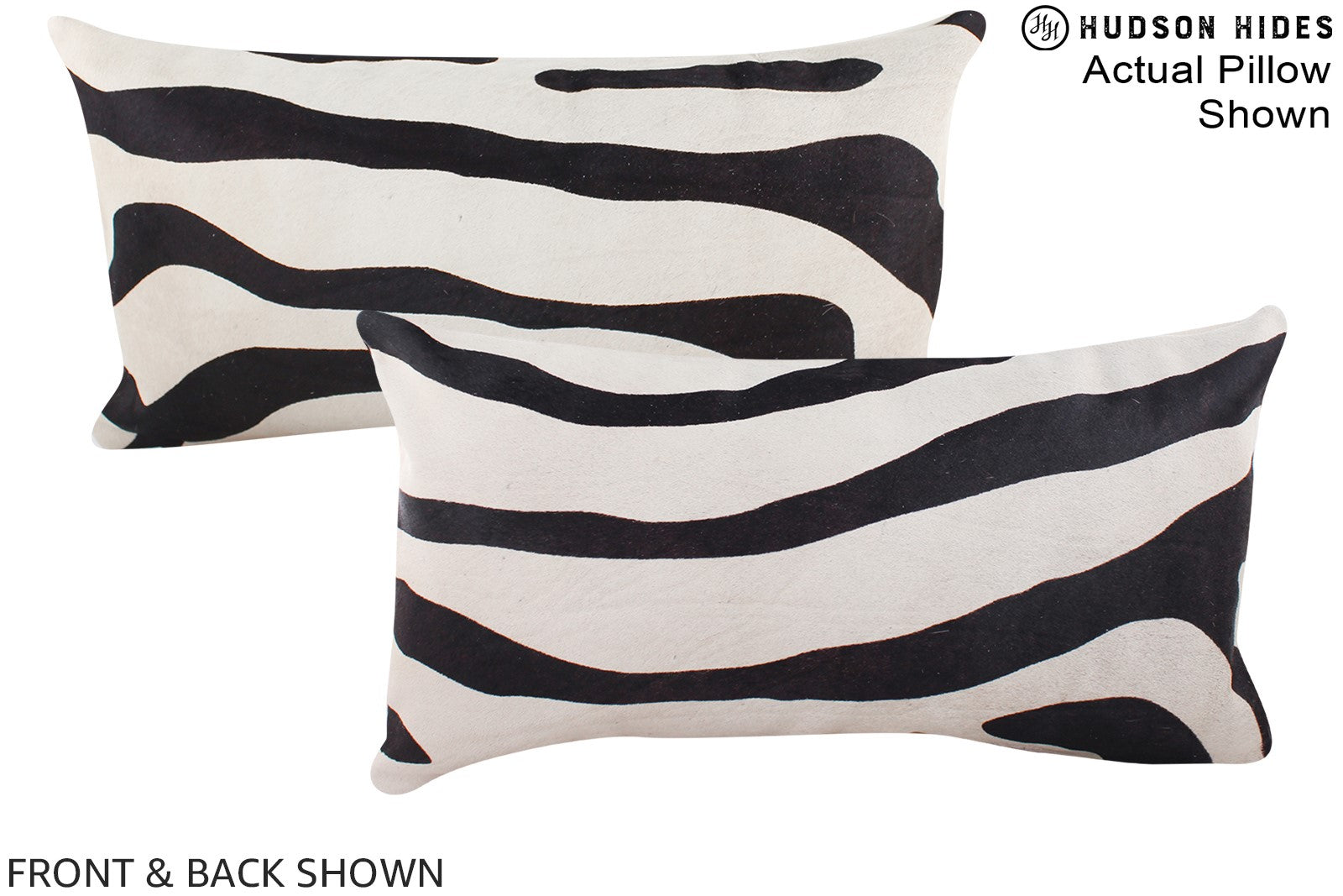 Zebra Cowhide Pillow #A16064