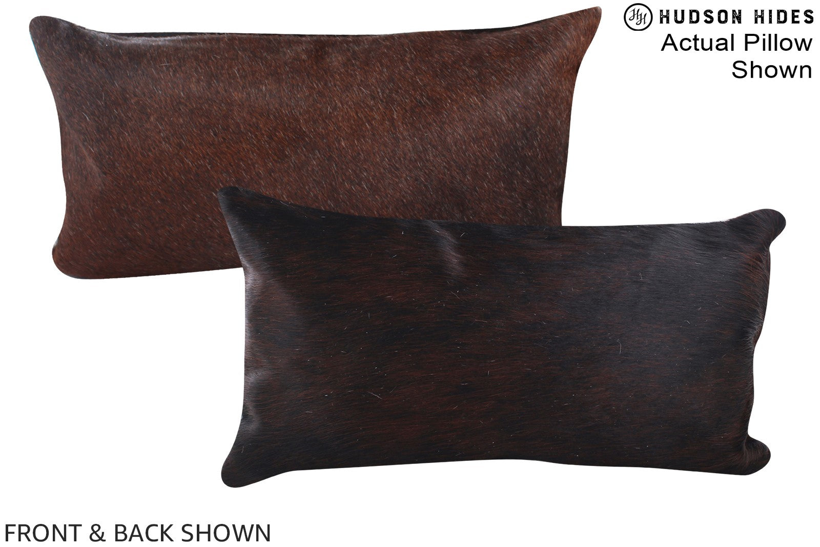 Dark Brindle Cowhide Pillow #A16068