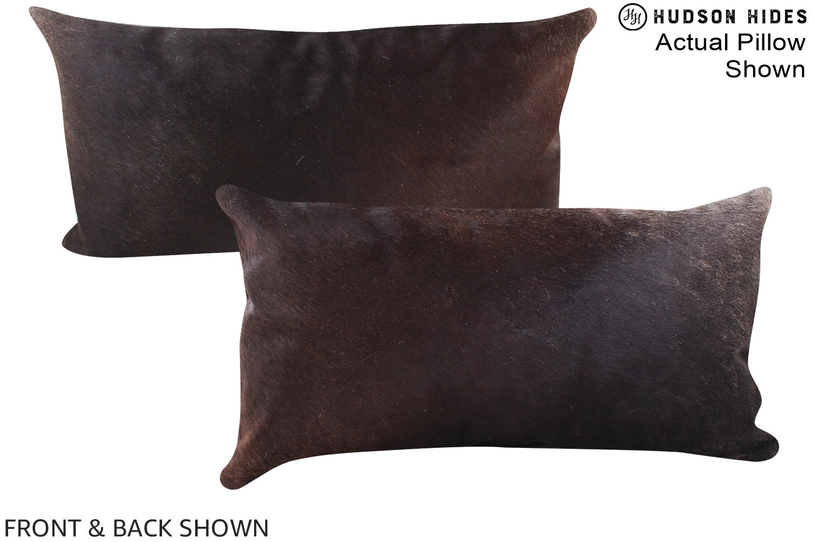 Chocolate Cowhide Pillow #A16071