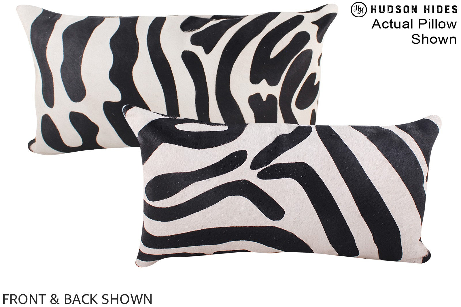 Zebra Cowhide Pillow #A16074