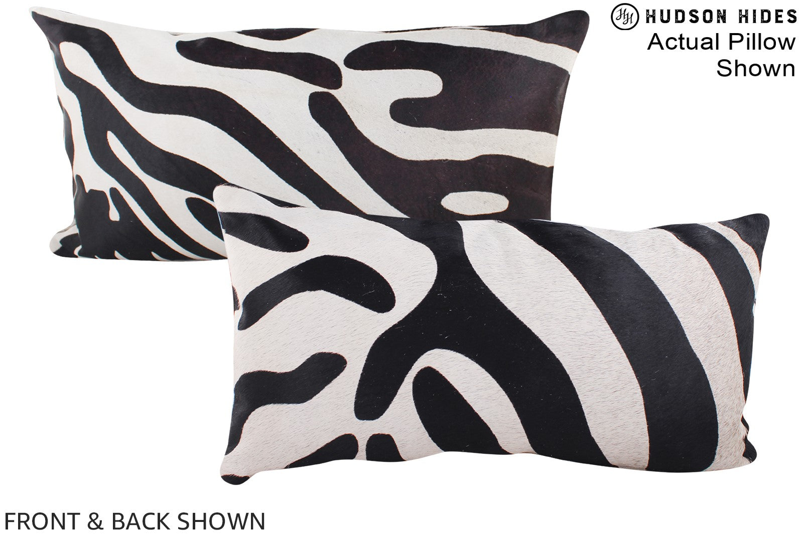 Zebra Cowhide Pillow #A16084