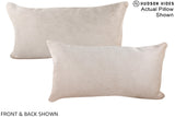 Champagne 12"x22" Brazilian Cowhide Pillow #A16088 by Hudson Hides