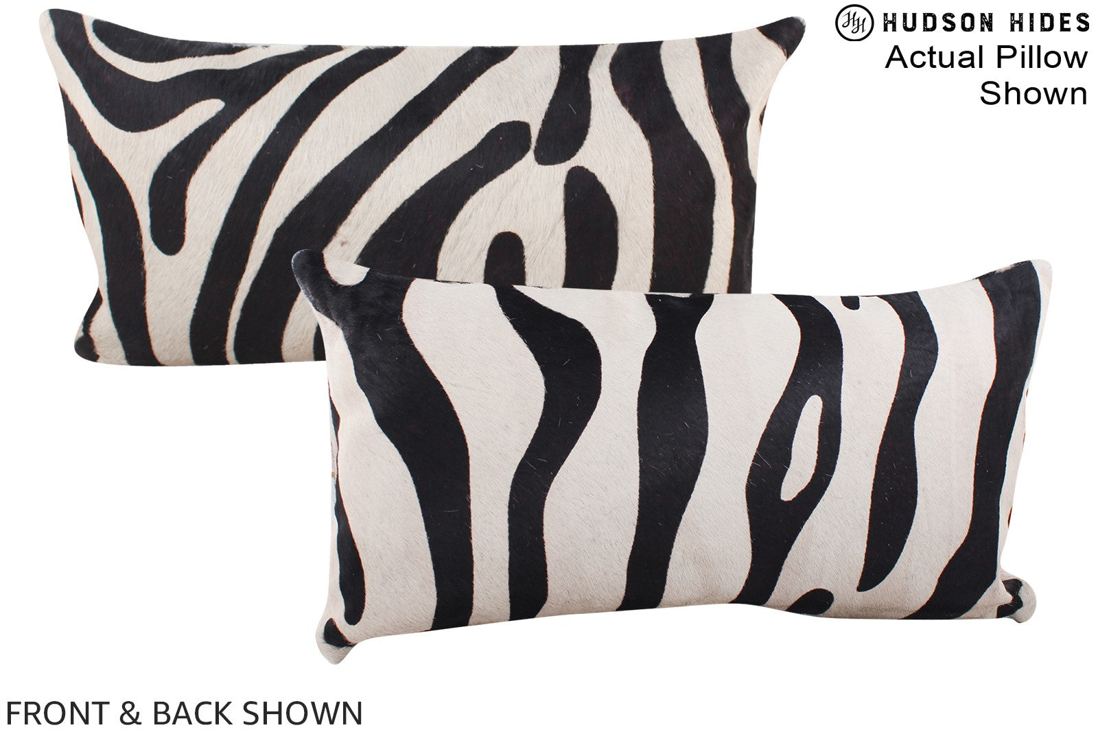 Zebra Cowhide Pillow #A16098