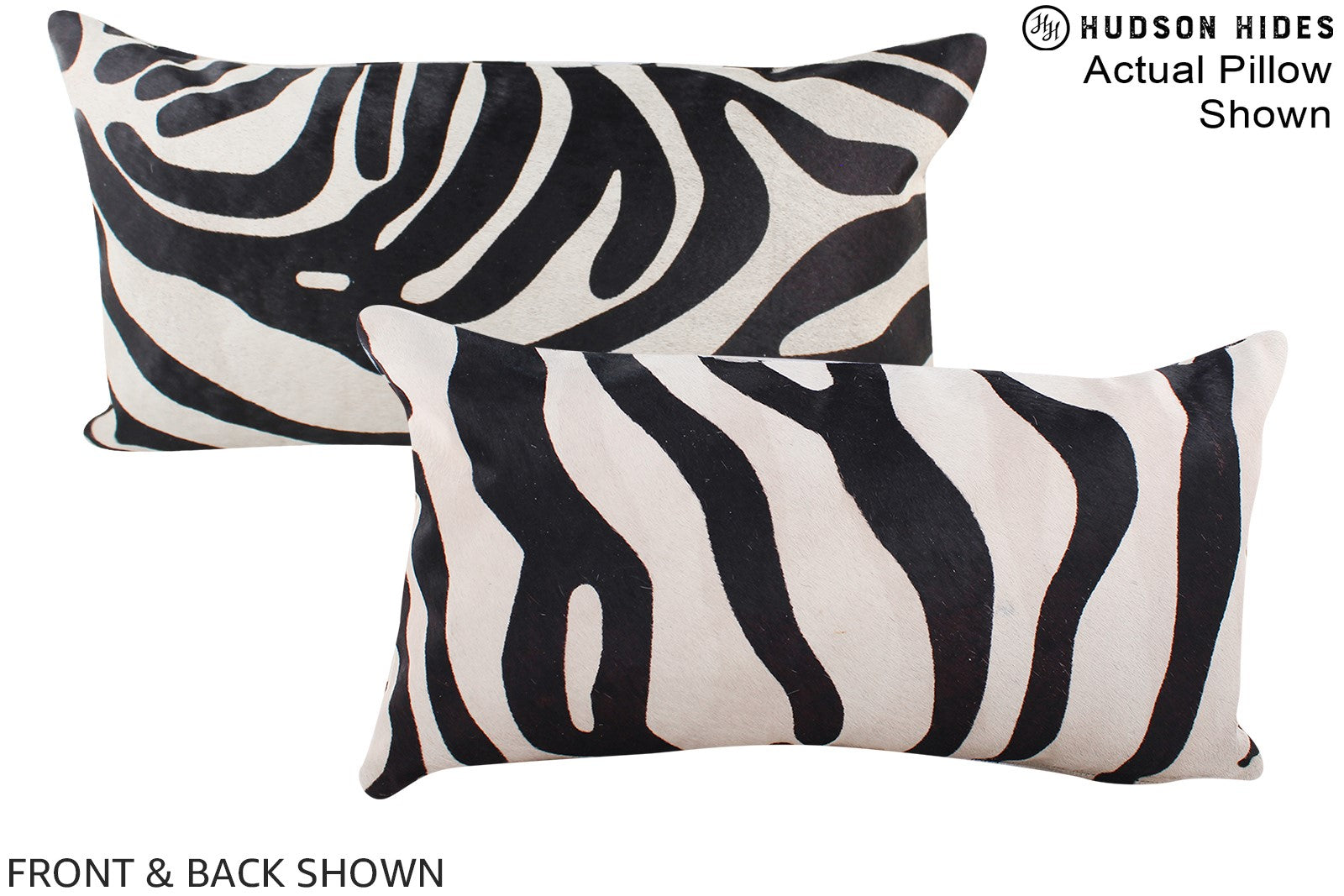 Zebra Cowhide Pillow #A16106