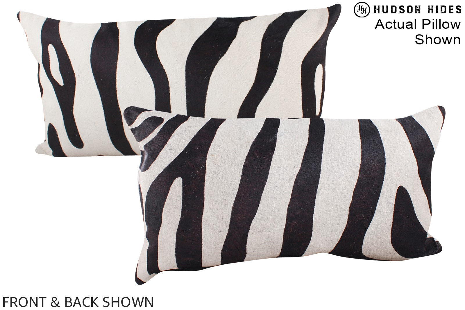Zebra Cowhide Pillow #A16109