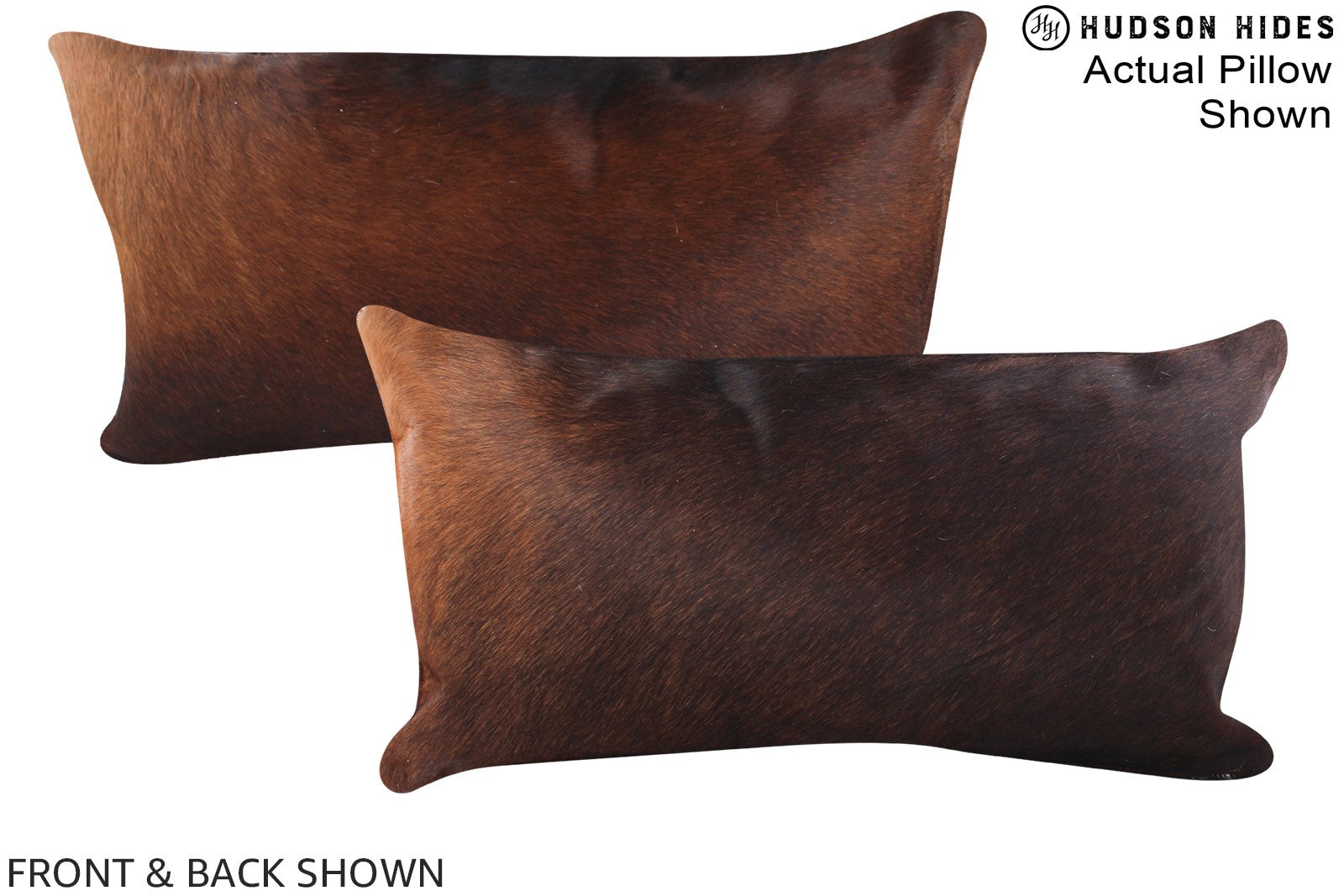 Chocolate Cowhide Pillow #A16114