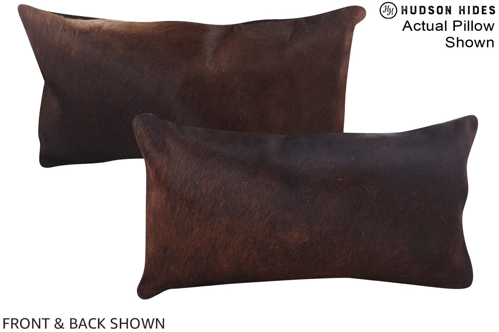 Chocolate Cowhide Pillow #A16116