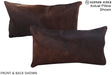 Chocolate 12"x22" Brazilian Cowhide Pillow #A16116 by Hudson Hides