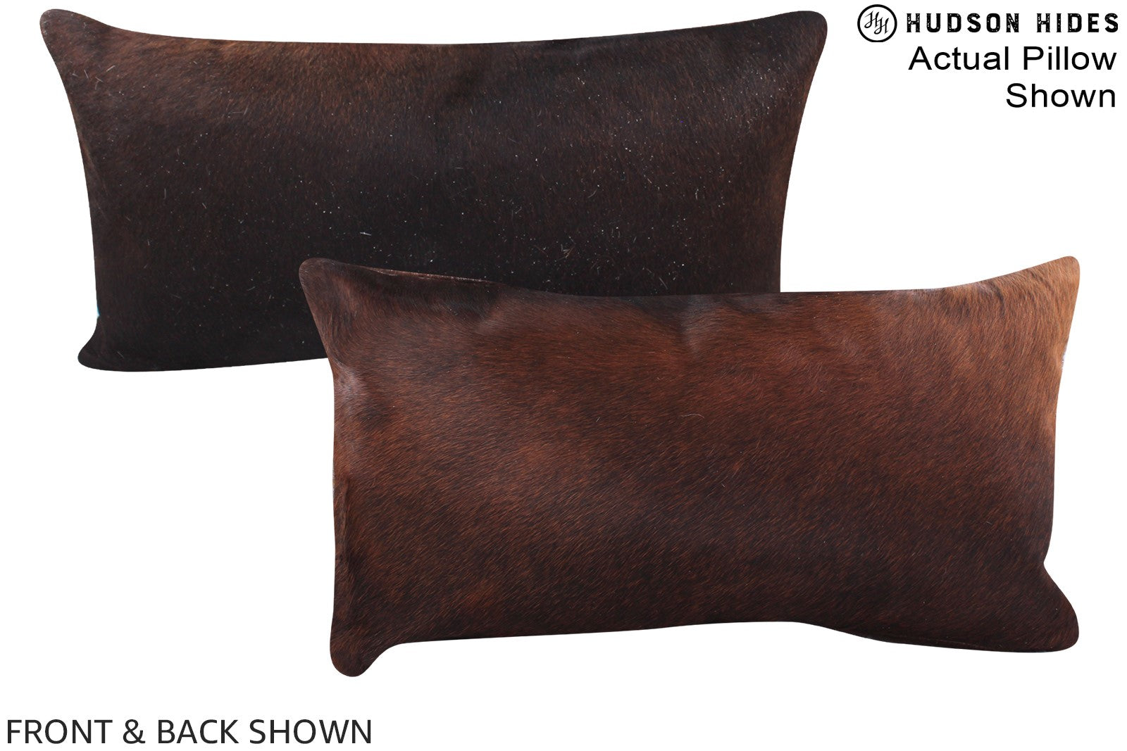 Chocolate Cowhide Pillow #A16121