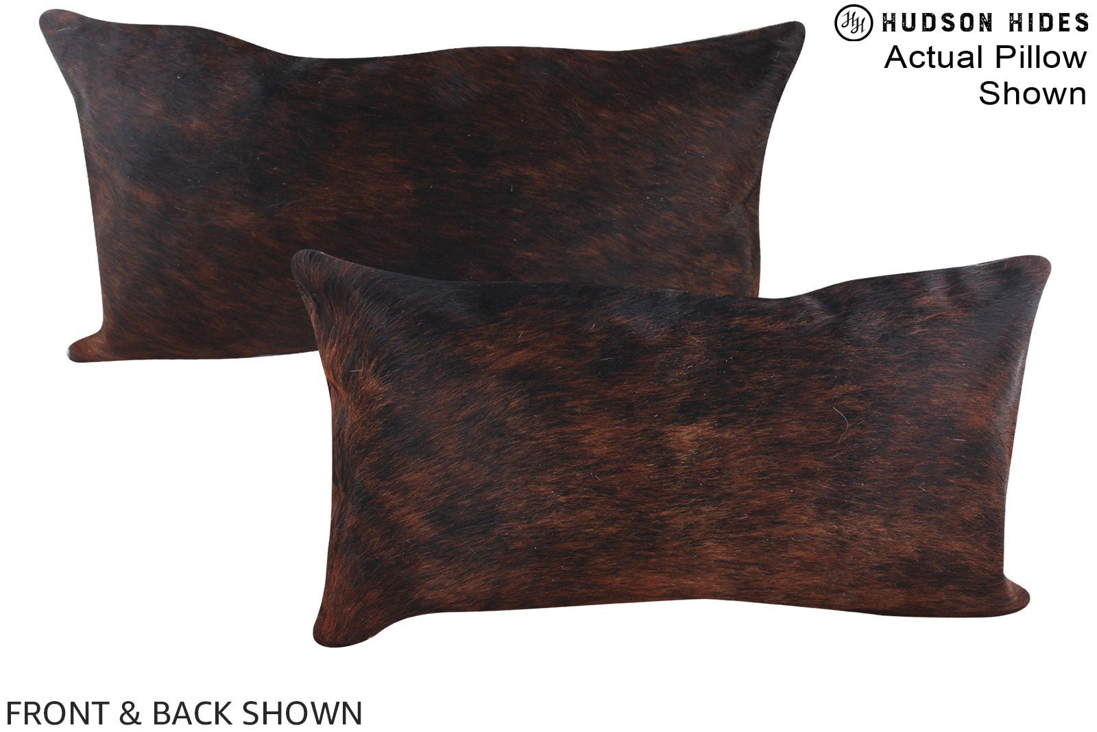Dark Brindle Cowhide Pillow #A16122