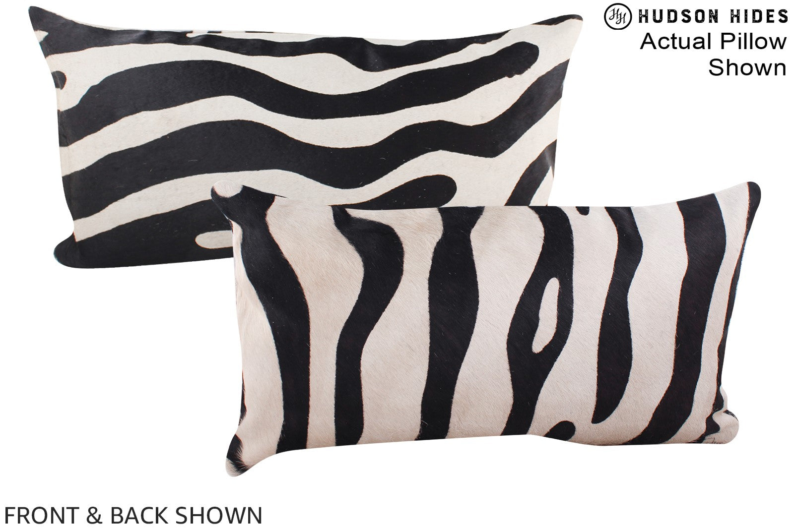 Zebra Cowhide Pillow #A16123