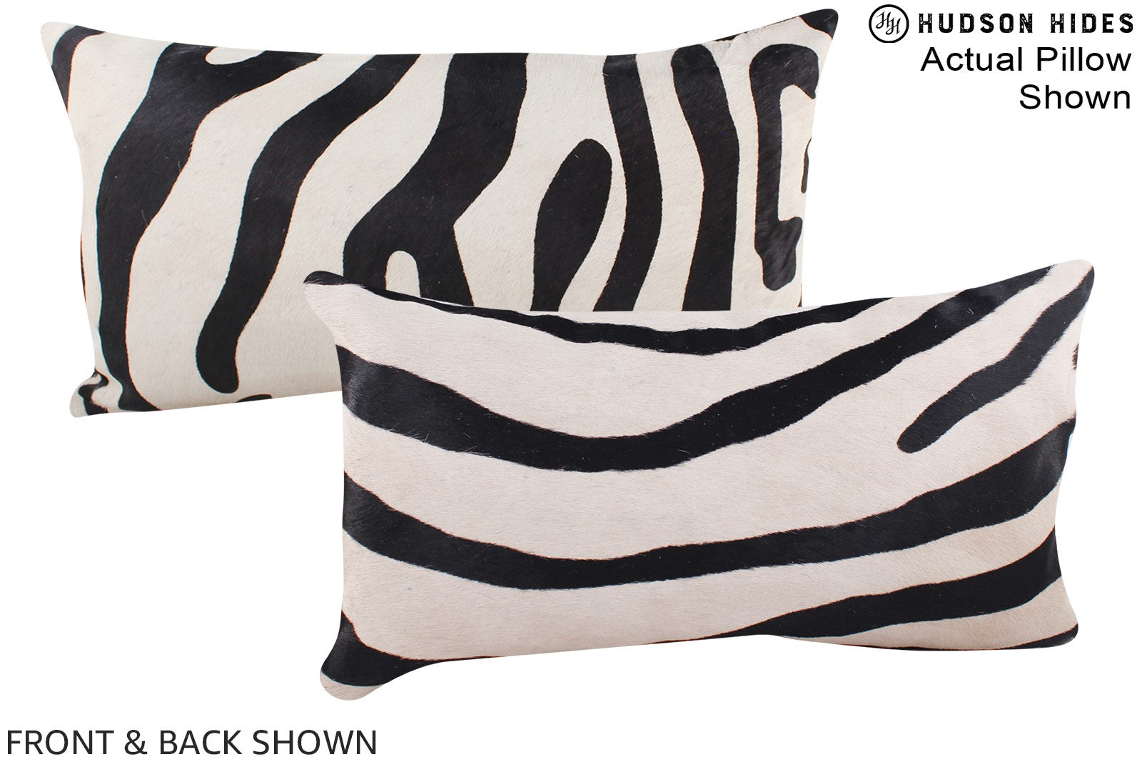 Zebra Cowhide Pillow #A16124