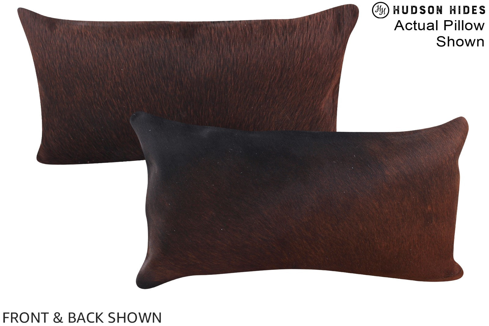 Chocolate Cowhide Pillow #A16126