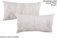 Grey 12"x22" Brazilian Cowhide Pillow #A16132 by Hudson Hides