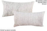 Grey 12"x22" Brazilian Cowhide Pillow #A16132 by Hudson Hides