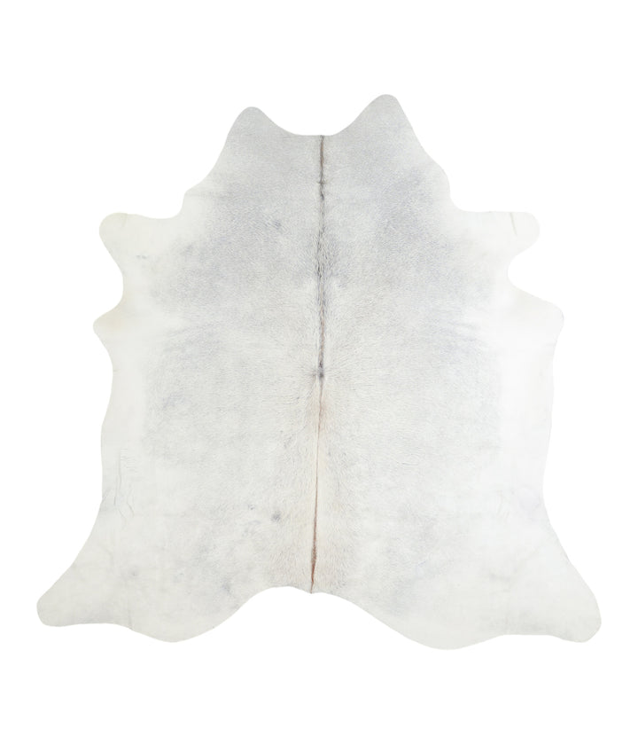 Light Grey X-Large Brazilian Cowhide Rug 6'6"H x 6'7"W #A16143R by Hudson Hides
