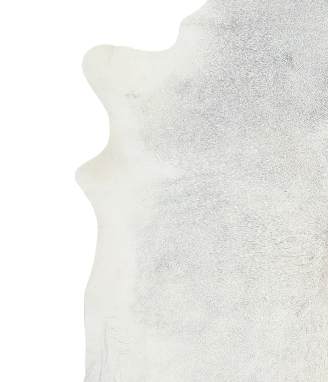 Light Grey X-Large Brazilian Cowhide Rug 6'6"H x 6'7"W #A16143R by Hud