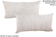 Grey 12"x22" Brazilian Cowhide Pillow #A16148 by Hudson Hides