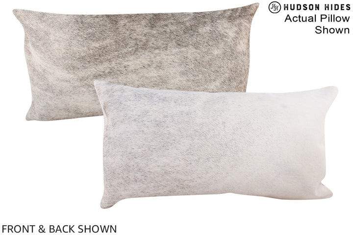 Grey 12"x22" Brazilian Cowhide Pillow #A16155 by Hudson Hides