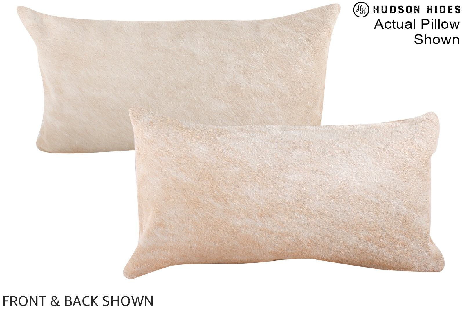 Beige Cowhide Pillow #A16160
