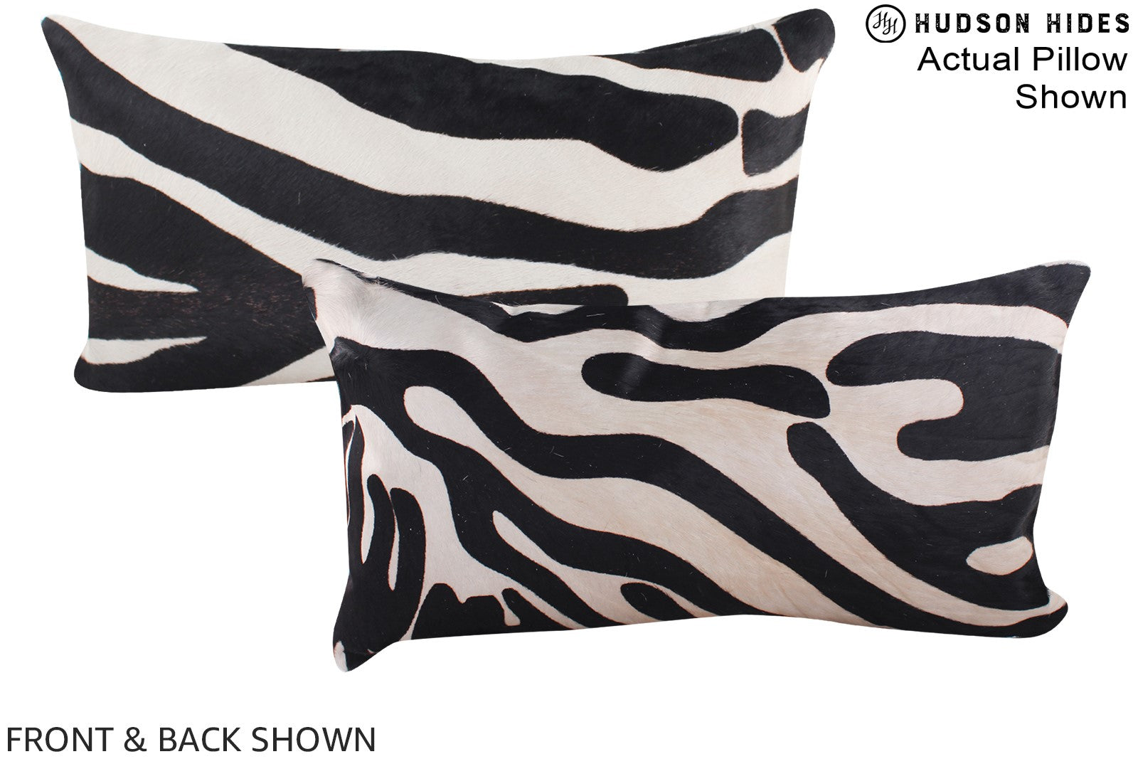 Zebra Cowhide Pillow #A16167