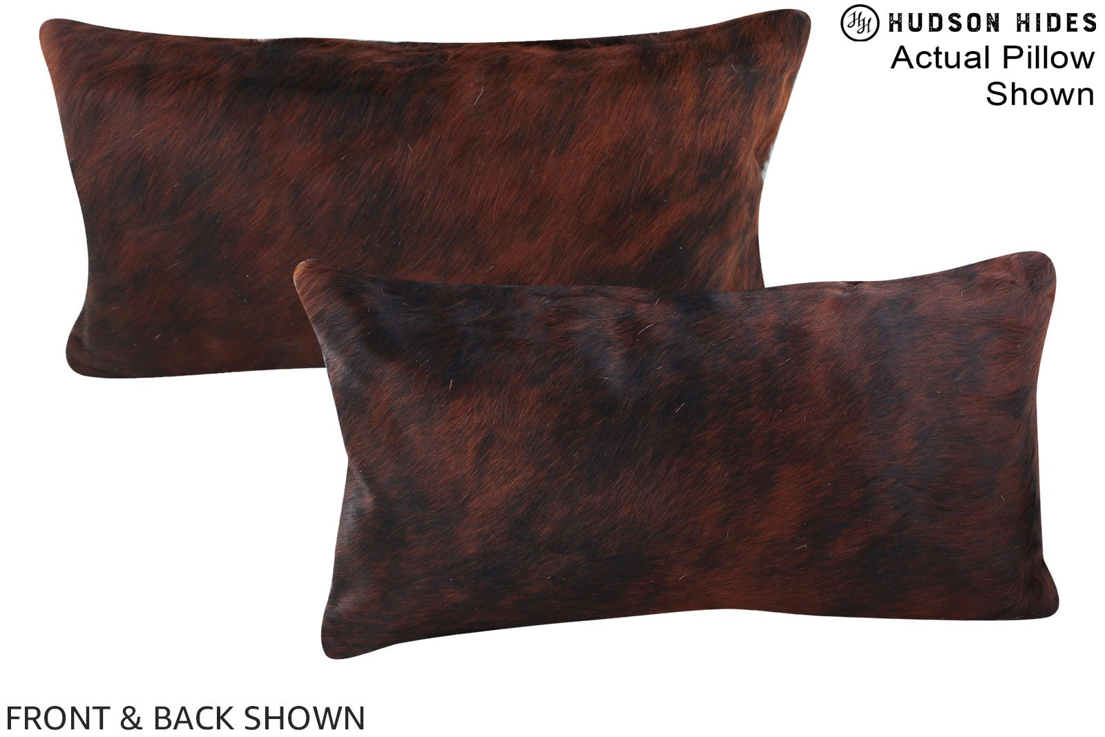 Dark Brindle Cowhide Pillow #A16173