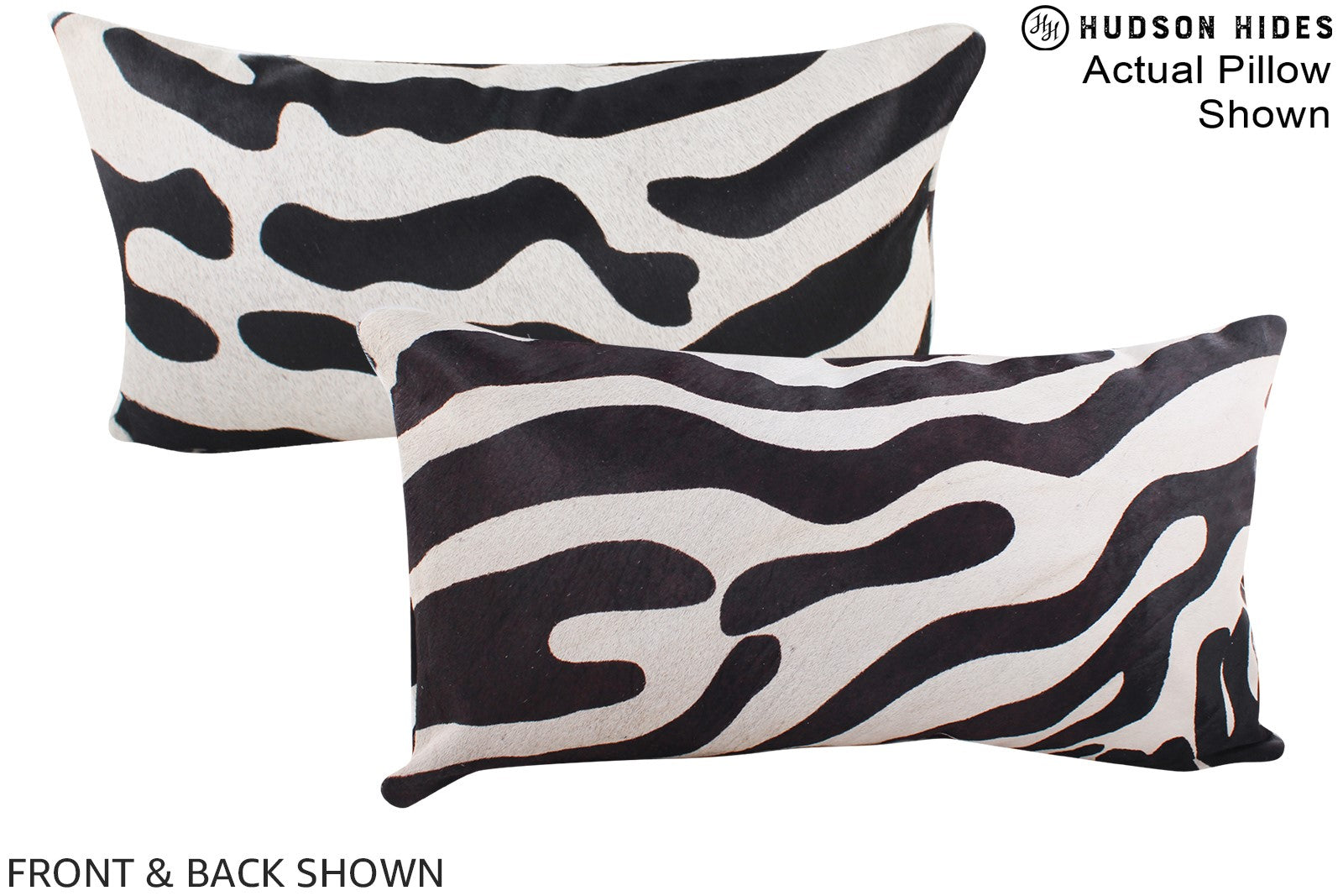 Zebra Cowhide Pillow #A16176