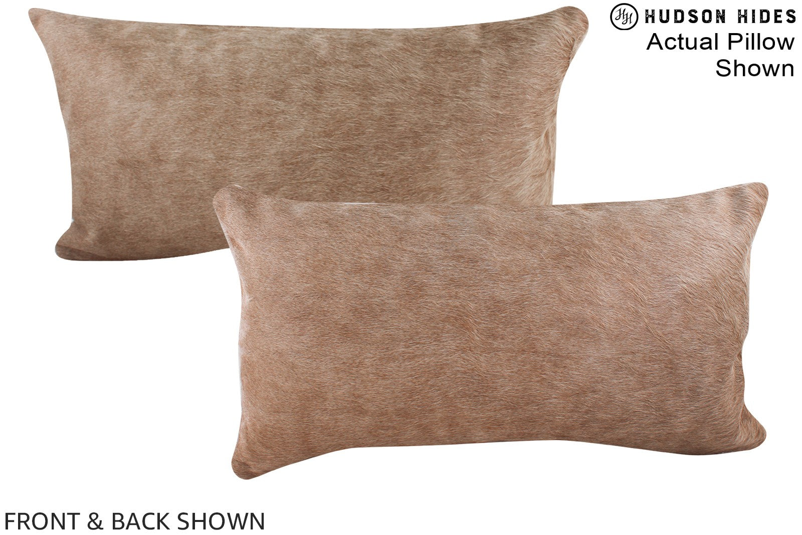 Taupe Cowhide Pillow #A16177