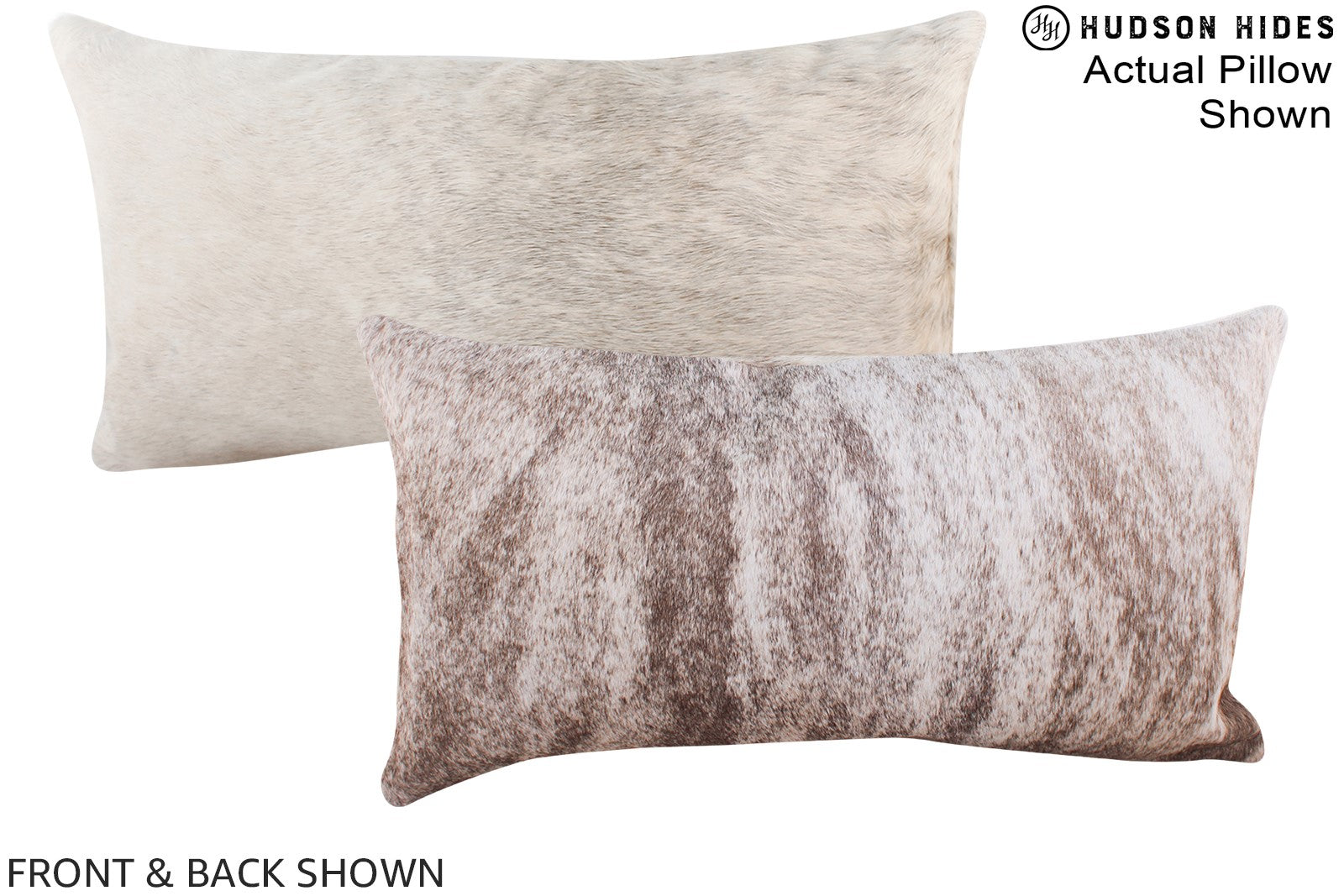Grey Cowhide Pillow #A16182