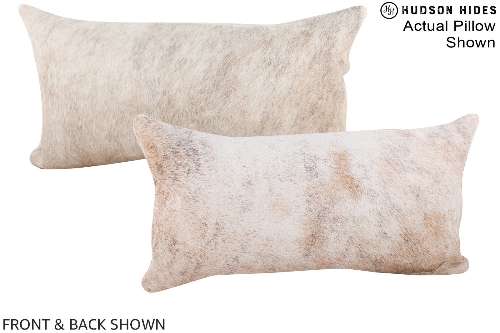 Grey Cowhide Pillow #A16183