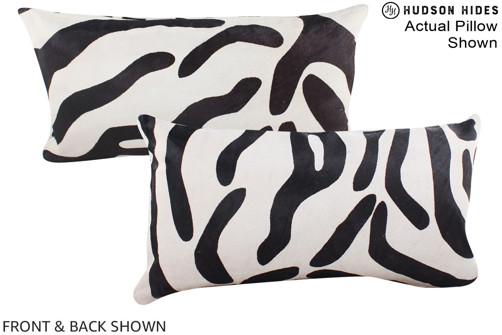 Zebra Cowhide Pillow #A16201