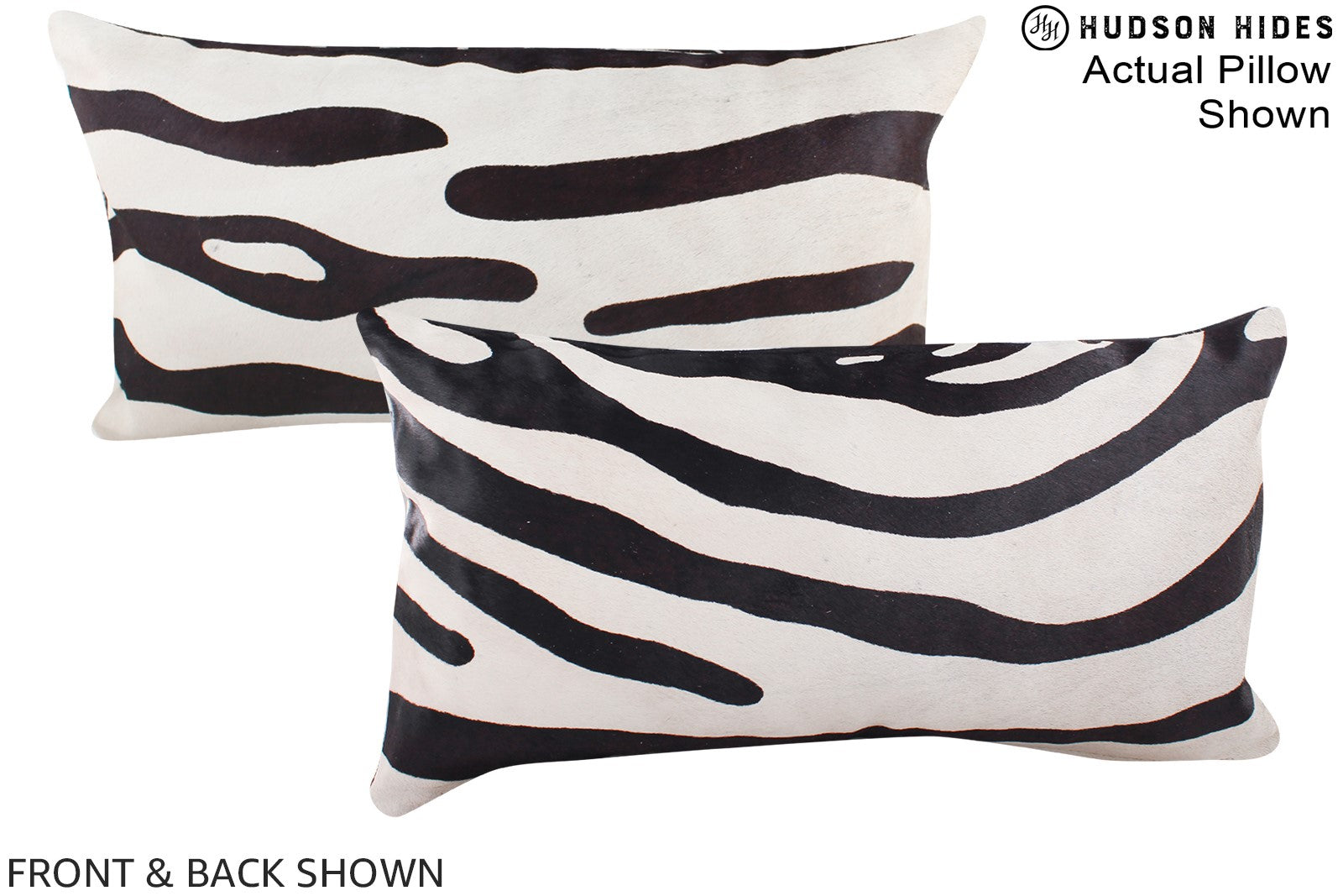 Zebra Cowhide Pillow #A16206