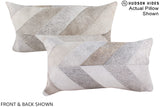 Patchwork 12"x22" Brazilian Cowhide Pillow #A16207 by Hudson Hides