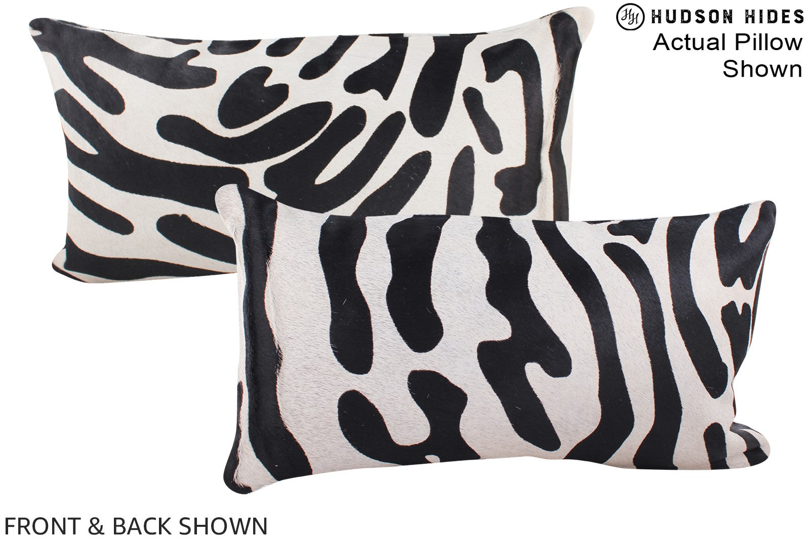 Zebra Cowhide Pillow #A16210