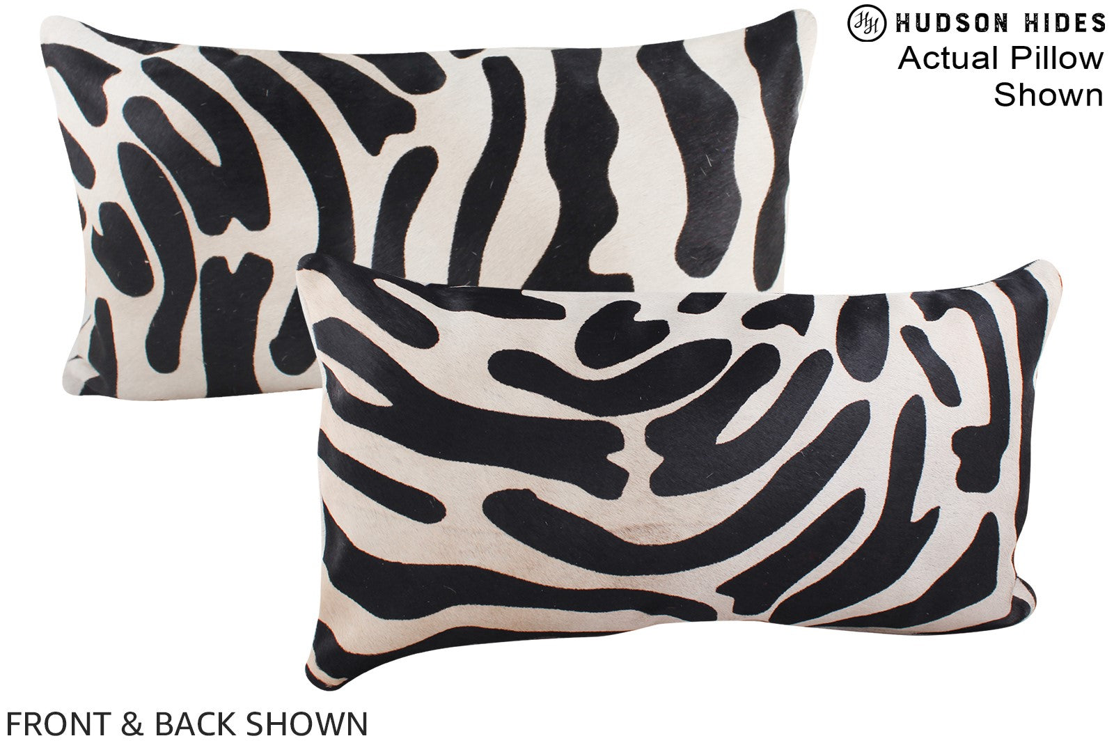 Zebra Cowhide Pillow #A16214