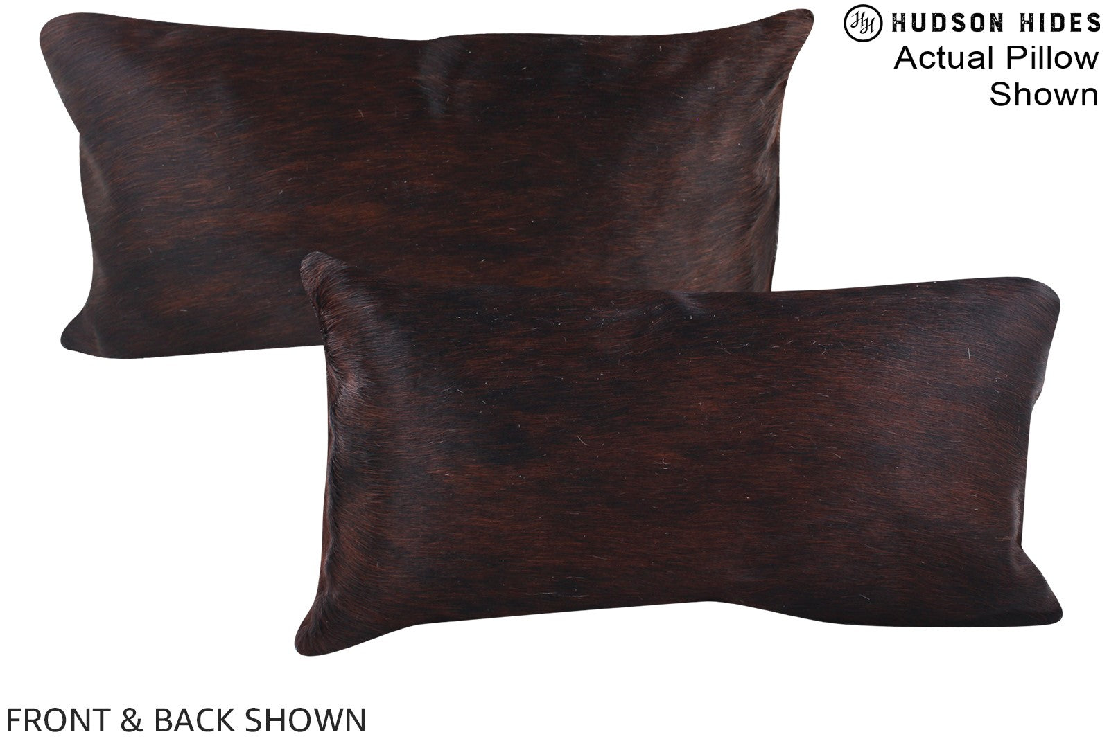 Dark Brindle Cowhide Pillow #A16218