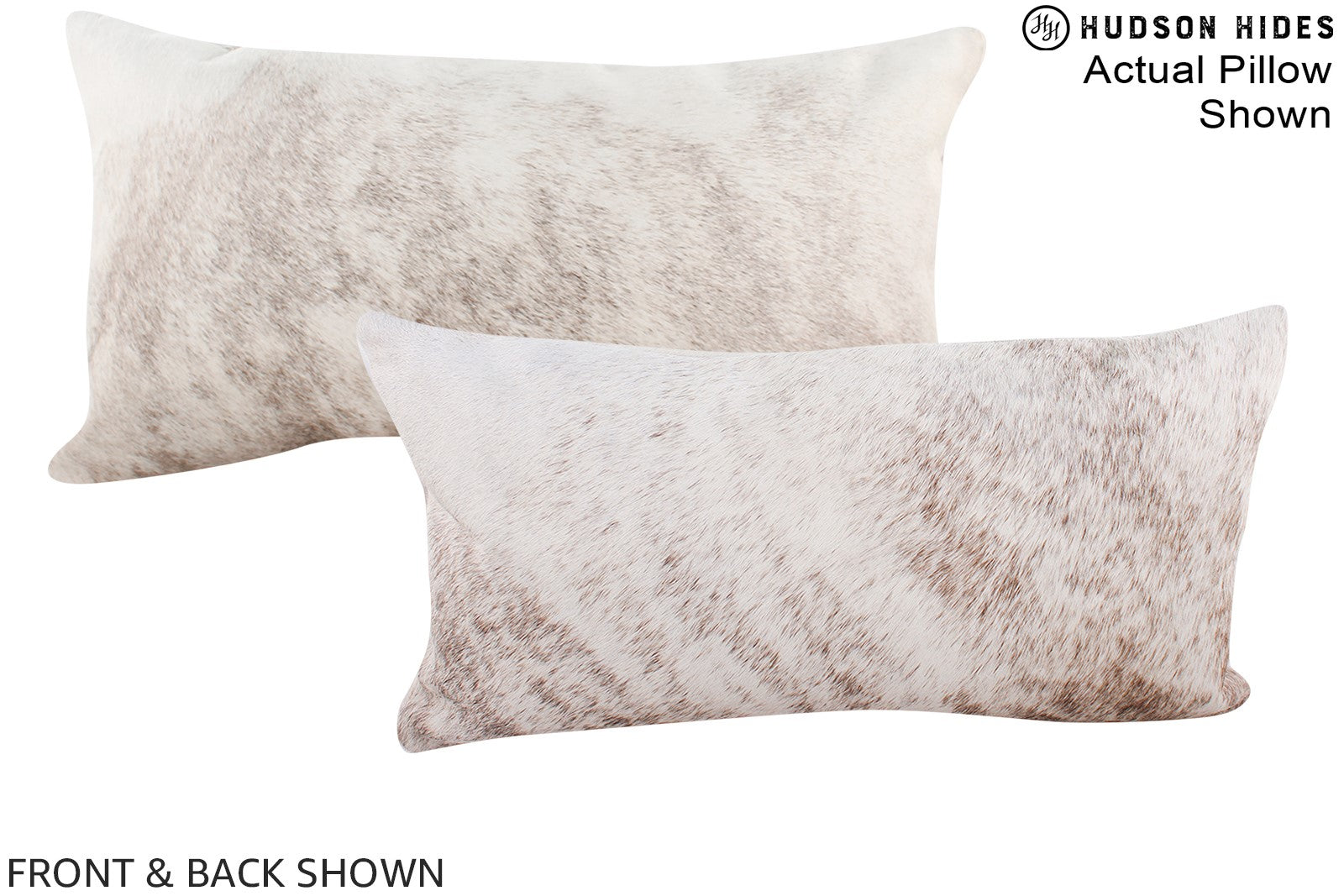 Grey Cowhide Pillow #A16222