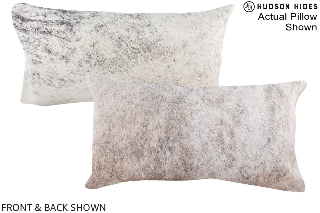 Grey 12"x22" Brazilian Cowhide Pillow #A16223 by Hudson Hides
