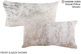 Grey 12"x22" Brazilian Cowhide Pillow #A16223 by Hudson Hides
