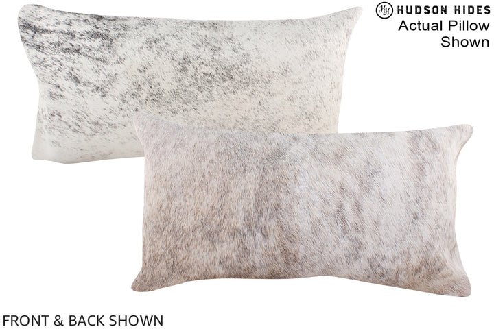 Grey 12"x22" Brazilian Cowhide Pillow #A16223 by Hudson Hides