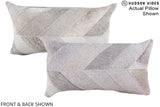 Patchwork 12"x22" Brazilian Cowhide Pillow #A16225 by Hudson Hides