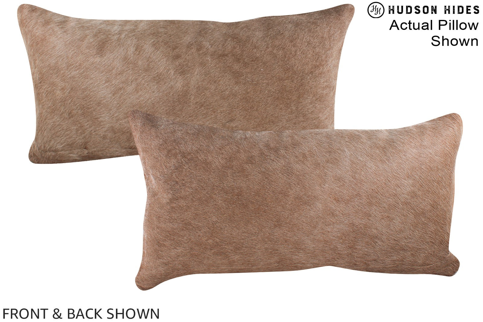 Taupe Cowhide Pillow #A16231