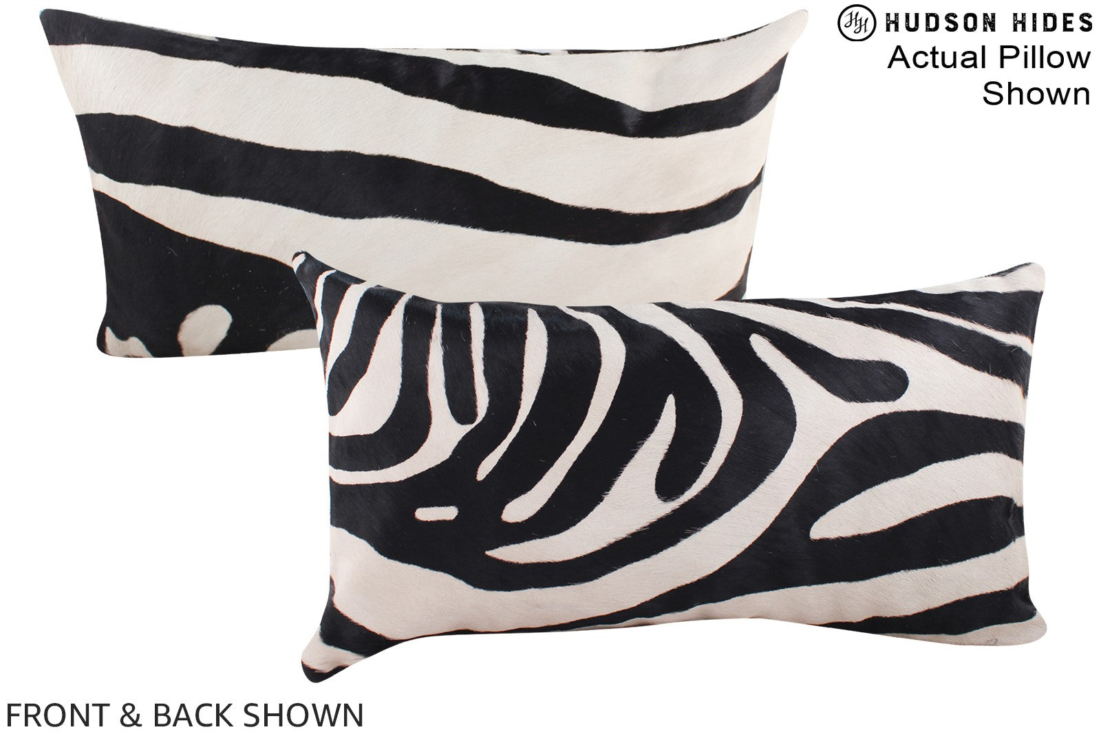 Zebra Cowhide Pillow #A16236