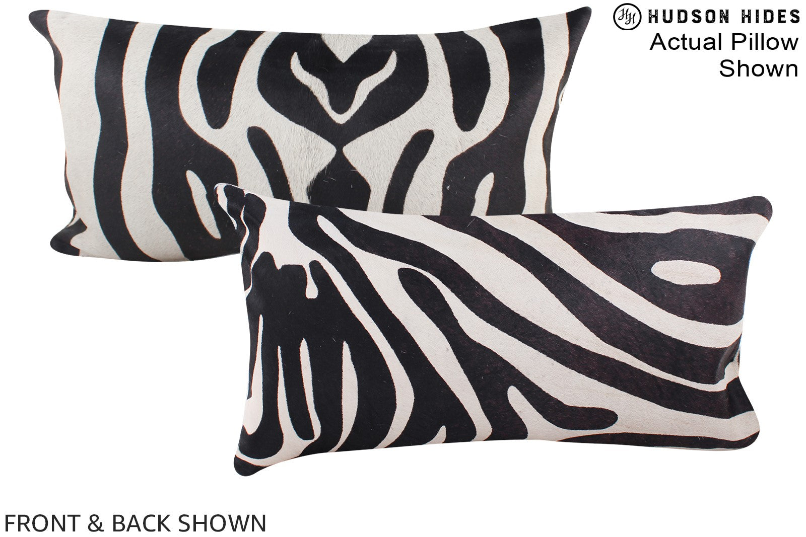Zebra Cowhide Pillow #A16240