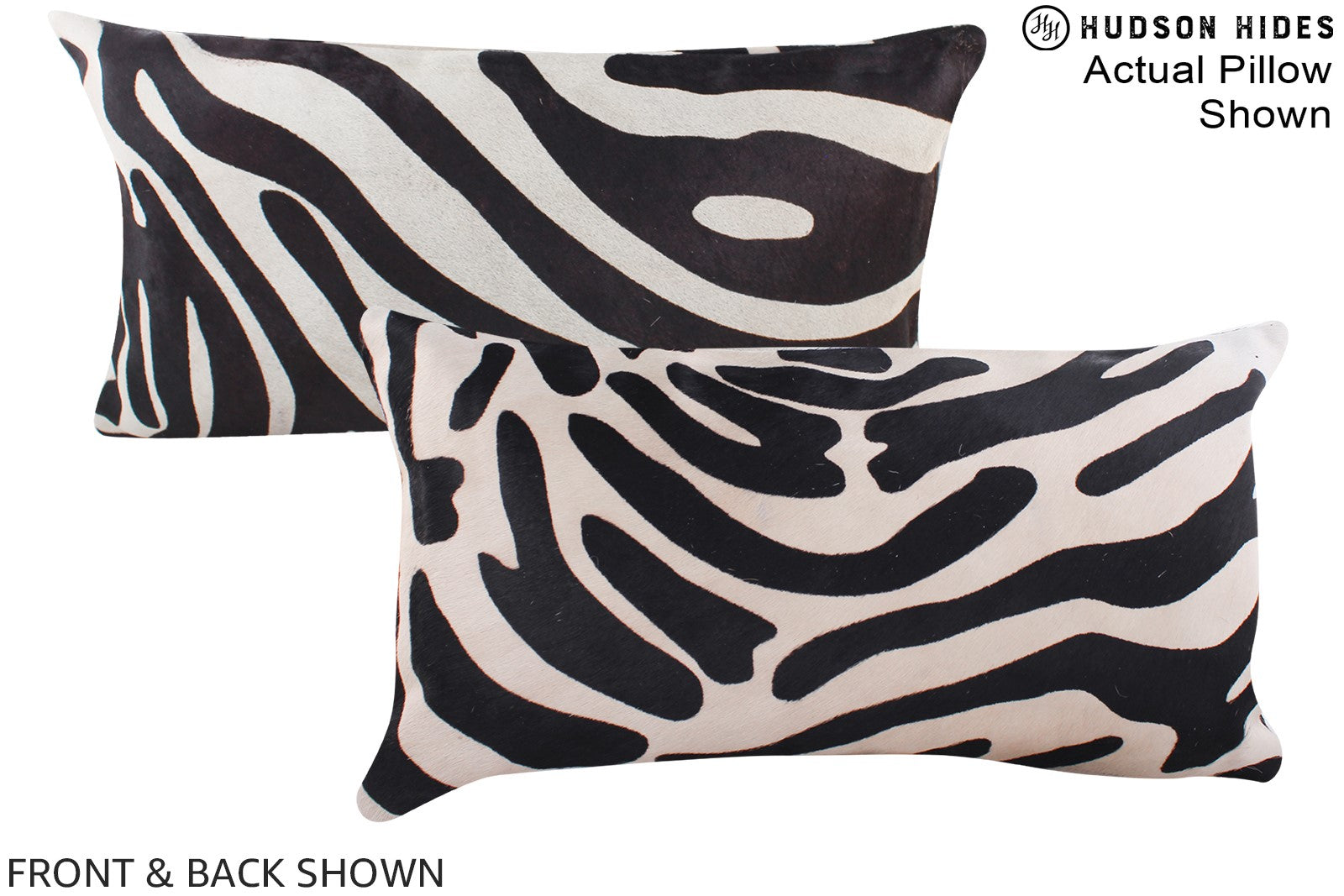 Zebra Cowhide Pillow #A16244