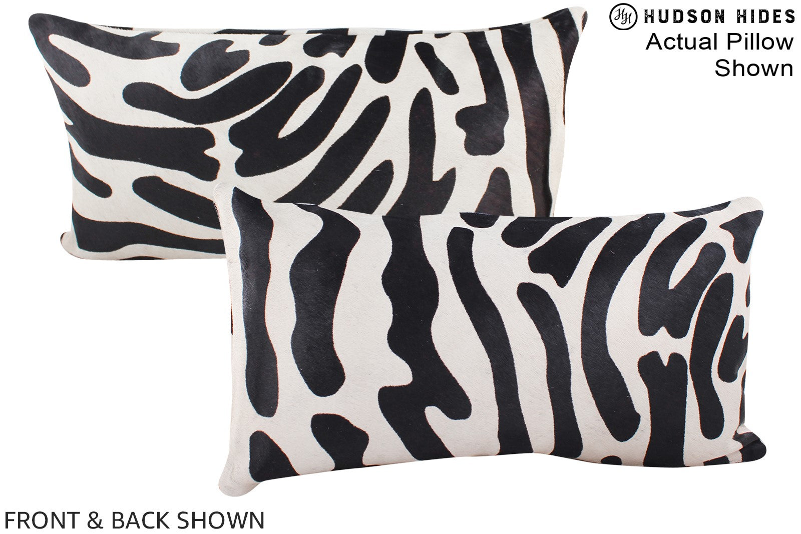 Zebra Cowhide Pillow #A16248