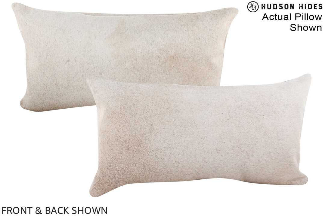 Grey 12"x22" Brazilian Cowhide Pillow #A16256 by Hudson Hides